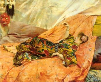 Georges Antoine Rochegrosse : A Portrait of Sarah Bernhardt